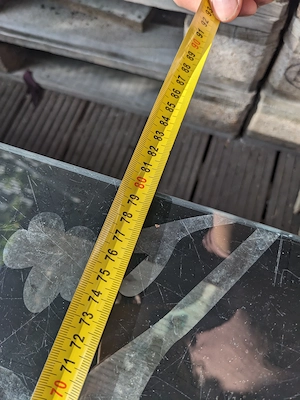 Glasplatte für Tisch oder ganzer Palettentisch Bild 3