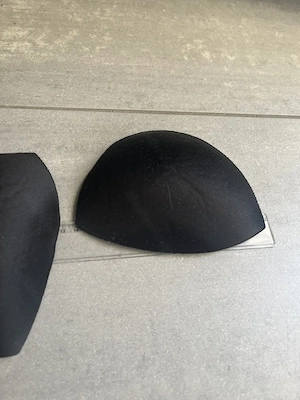BH-Pads   Bikini-Einlagen herausnehmbar   Schwarz Bild 2