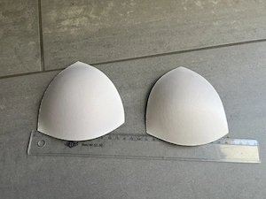 BH-Pads   Bikini-Einlagen herausnehmbar   weiß Bild 2