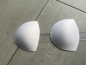BH-Pads   Bikini-Einlagen herausnehmbar Größe 40 1 Paar