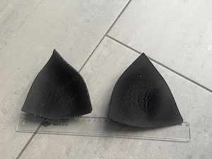 BH-Pads   Bikini-Einlagen herausnehmbar   Schwarz 1 Paar