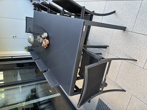 Hochwertige JATI & KEBON Gartengarnitur   Tisch + 8 Stühle   TOP ZUSTAND