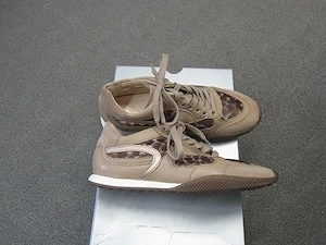 Damen Gabor Sneaker Gr. 35 2,5 Nubukleder Mesh mit Karton BEIGE BRAUN. NEU! Bild 3