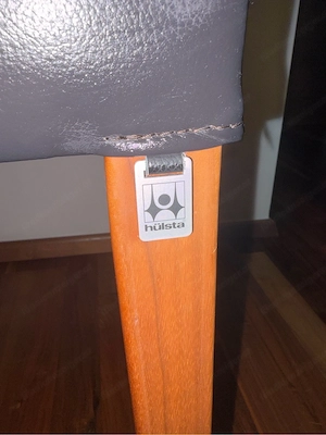 4 Hülsta Esszimmerstühle aus Echtleder   hochwertig Bild 3