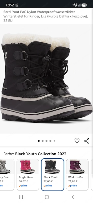 Sorel Unisex Kinder, wasserdichter Winterstiefel, Schneestiefel Bild 10