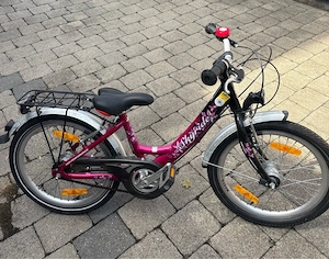 20 Zoll Puky Fahrrad Pink Schwarz