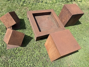 Design Feuerstelle Cortenstahl Bild 3