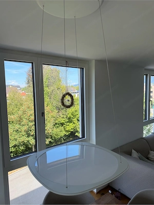 GRAU Flying Pendelleuchte in Weiß   Designleuchte   neuwertig Bild 5