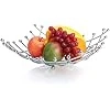Obstschale aus verchromtem Edelstahl (NEU) Bild 2