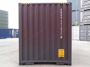 40 Fuß High Cube Seecontainer   12 Meter   one Way   RAL 7016 Anthrazit Bild 2