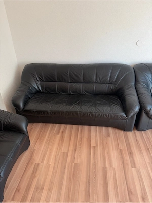 Leder Couch Bild 3
