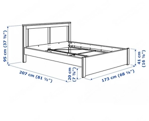 Ikea Bett, 160 200 Bild 3