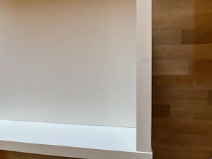 Nachttisch Nachttischkästchen weiß Bild 7