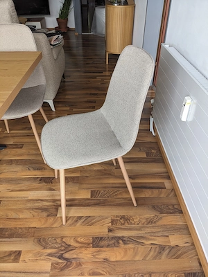 Tisch Esszimmer JYSK mit 6 Stühlen  Bild 3