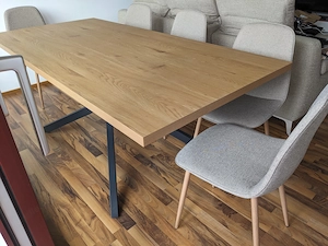 Tisch Esszimmer JYSK mit 6 Stühlen  Bild 2