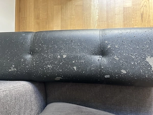 Schlafsofa Ecksofa in Grau-Schwarz Bild 2