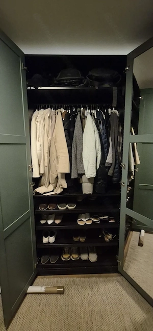 PAX Kleiderschrank in Schwarzbraun Bild 4