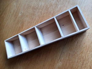 Lernkartei für Schüler aus Holz Bild 2