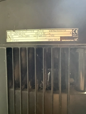 Grundfos CR 8 Kreiselpumpe - 2,2 kW   400 V Bild 2