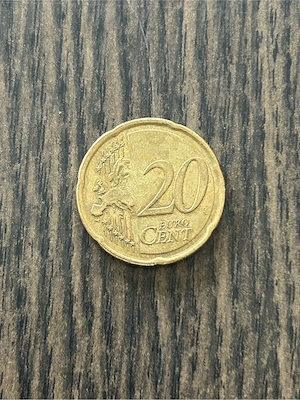 20 Cent Umlaufmünze Griechenland 2009 Bild 2