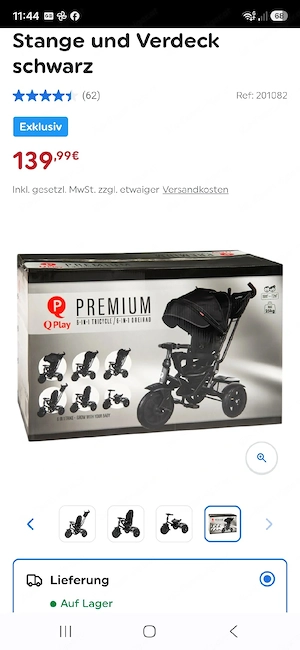 Dreirad QPlay Comfort 