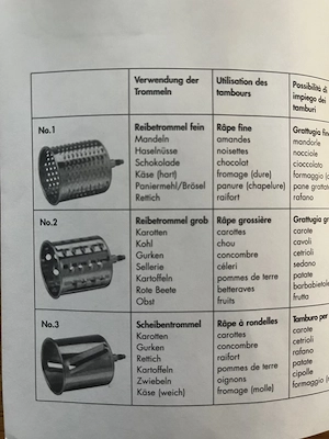 Mini Trommelreibe  Bild 2