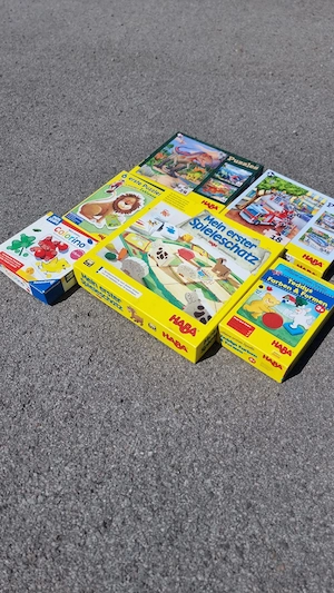 Großes Kinder-Spiele & Puzzle Paket - HABA & Ravensburger Bild 4