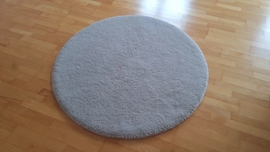 Teppich, rund, 120cm, grau Bild 2