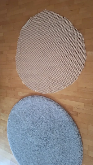 Teppich, rund, 120cm, grau Bild 3