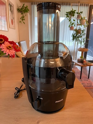 PHILIPS HR1856 70 Viva 800 Entsafter 800 Watt, Schwarz Bild 2