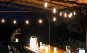 Garten LED-Lichterkette Bild 2
