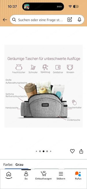 MOMCOZY Hüfttrage Bild 3
