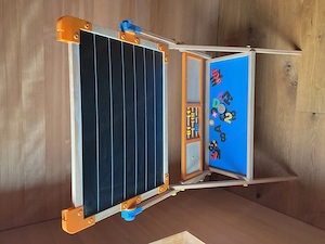 Schreibtafel aus Holz wie neu Bild 2