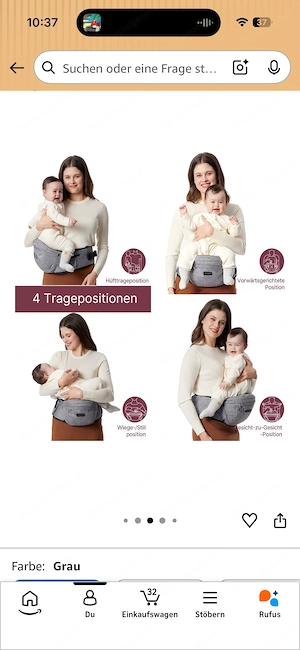 MOMCOZY Hüfttrage Bild 4