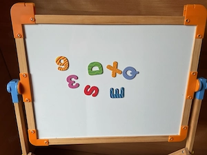 Schreibtafel aus Holz wie neu Bild 3
