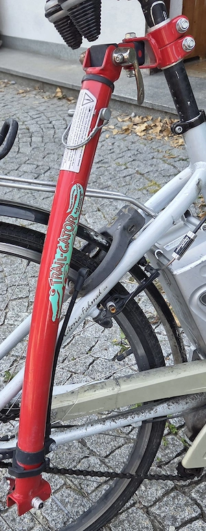16Zoll Kinderfahrrad mit Schleppstange Trailergator Bild 3
