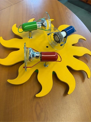 Kinder-Deckenlampe "Sonne" Bild 2