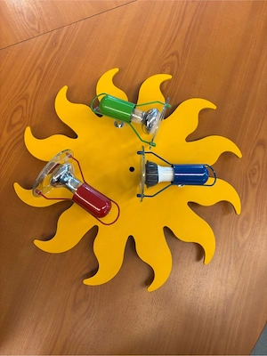 Kinder-Deckenlampe "Sonne" Bild 3
