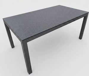 Tisch mit Glasplatte Bild 2