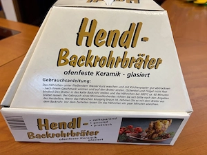 Hendl-Backrohrbräter aus Keramik Bild 4