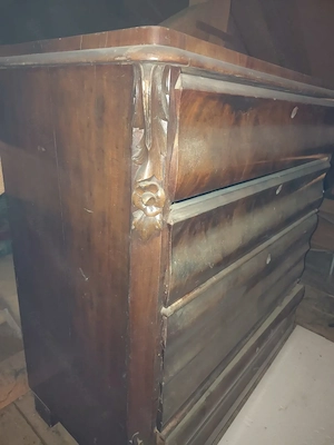 Antike Biedermeier Komode Bild 2