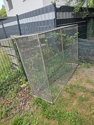 Stabiles Außengehege   Schutzgitter für Kleintiere   Stahl Bild 3