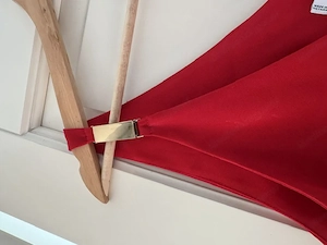 Kleid knielang in rot Bild 3