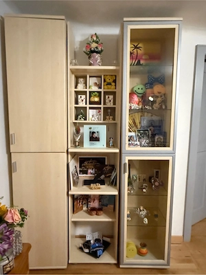 Große Wohnwand   Vitrinenschrank   Regalkombination Bild 4