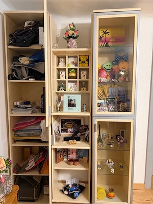 Große Wohnwand   Vitrinenschrank   Regalkombination Bild 2