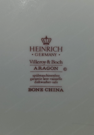 Villeroy & Boch Heinrich "Aragon"   Kasserolle   Schüssel mit Deckel (Bone China) Bild 3