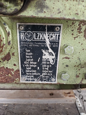 Seilwinde Holzknecht Bild 2