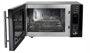 PRIVILEG Mikrowelle AC925EBL 900 Watt neuwertig Schwarz Vielseitige 3-in-1-Fun Bild 2