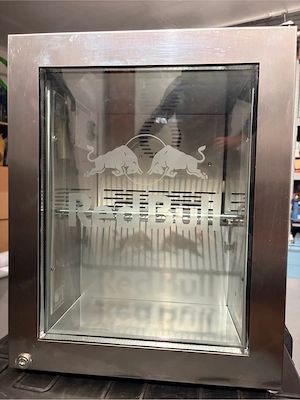 Liebherr Red Bull Kühlschrank   Edelstahl