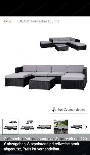 Lounge, Couch, Garten, Terrasse, Gartenmöbel